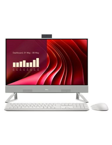 Моноблок DELL EC24250, 23,8", Intel Core Ultra 7 150U, 16Гб/1024Гб, Windows 11 Pro, Белый