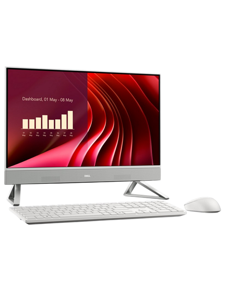 Computer All-in-One DELL EC24250, 23,8", Intel Core Ultra 7 150U, 16GB/1024GB, Windows 11 Pro, Alb