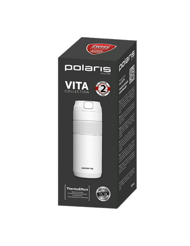 Cană termos Polaris Vita-520TM, 0,52L, Alb