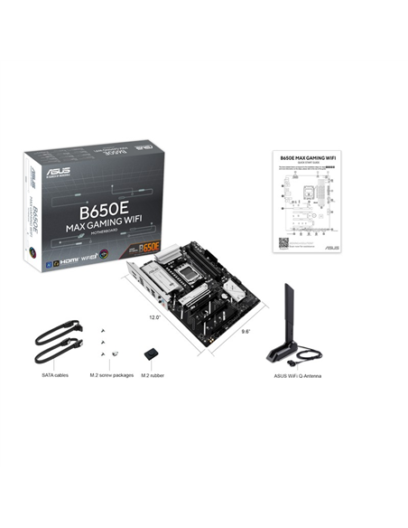 Placă de bază ASUS B650E MAX GAMING WIFI, AM5, AMD B650, ATX