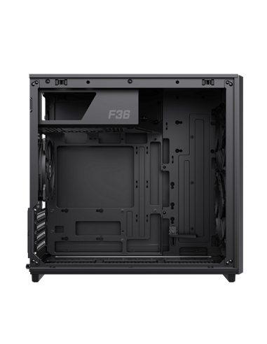 Placă de extensie Gamemax F36 Dark, Micro-ATX, Fără PSU, Negru