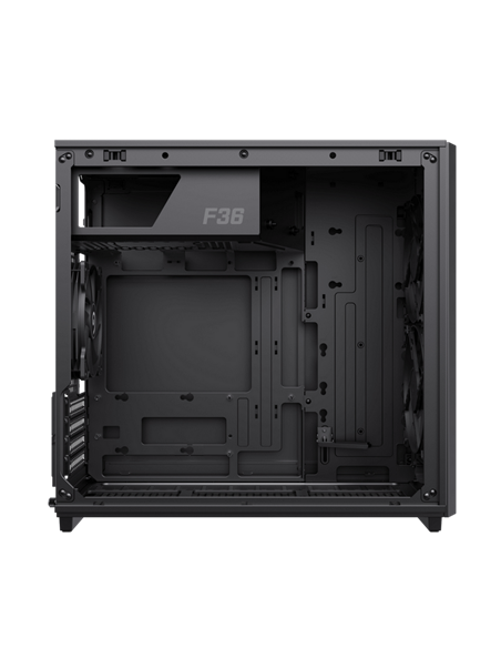Placă de extensie Gamemax F36 Dark, Micro-ATX, Fără PSU, Negru