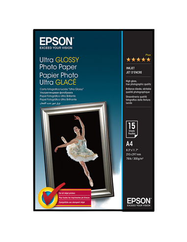Фото бумага Epson Ultra Glossy, A4