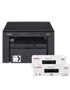Multifunctional laser Canon MFD i-Sensys MF3010 Bundle, & CRG725 x 2 pc, Negru