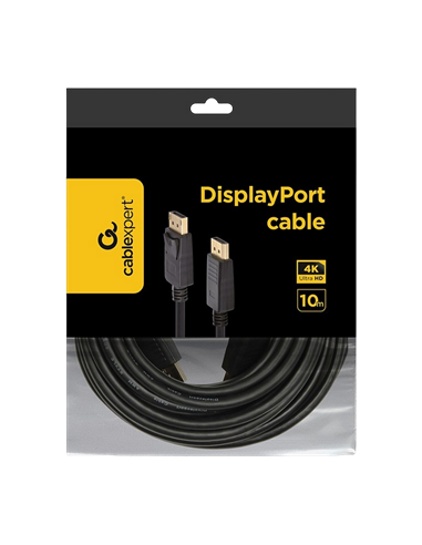 Cablu Video Cablexpert CC-DP2-10M, DisplayPort (M) - DisplayPort (M), 10m, Negru