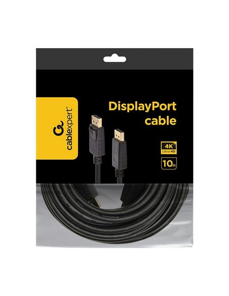 Видеокабель Cablexpert CC-DP2-10M, DisplayPort (M) - DisplayPort (M), 10м, Чёрный