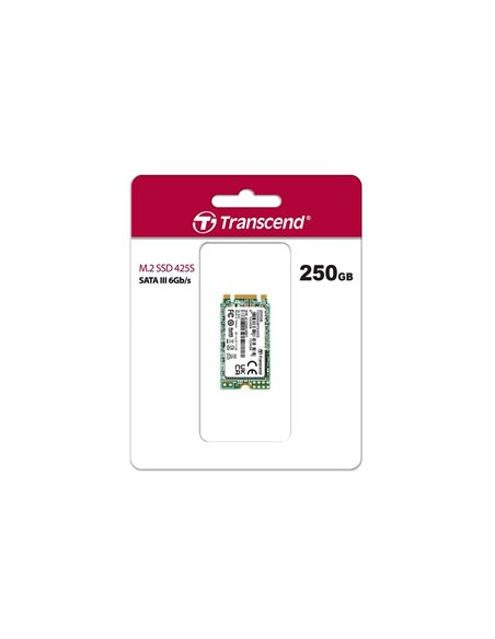 Накопитель SSD Transcend 425S, 250Гб, TS250GMTS425S