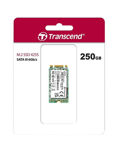 Накопитель SSD Transcend 425S, 250Гб, TS250GMTS425S