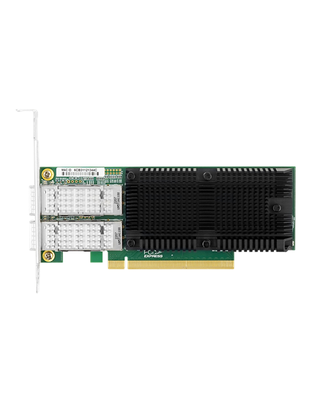 Сетевой адаптер LR-Link LRES1014PF-2QSFP28, Зелёный