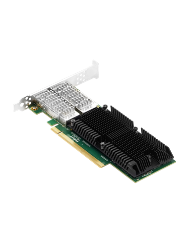 Сетевой адаптер LR-Link LRES1014PF-2QSFP28, Зелёный