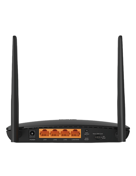 Router fără fir TP-LINK TL-MR6400, 4G, Negru