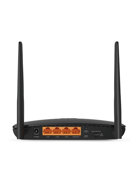 Router fără fir TP-LINK TL-MR6400, 4G, Negru