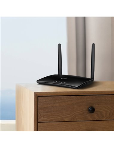 Router fără fir TP-LINK TL-MR6400, 4G, Negru
