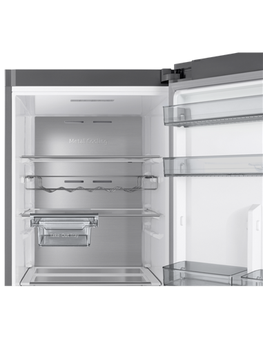 Frigider Samsung RR39C7BC5S9/EF, Oțel inoxidabil