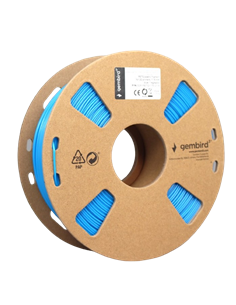 Filament pentru imprimantă 3D Gembird 3DP-PETG1.75-01-B, PETG, Albastru, 1.75 mm, 1 kg 2