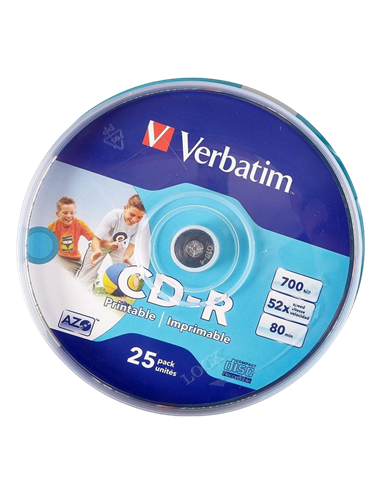 CD Verbatim VPR25 (43439), 25шт, Cake