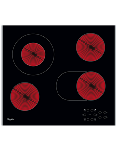 Plita incorporabilă electrică Whirlpool AKT 8210 LX, Negru 2