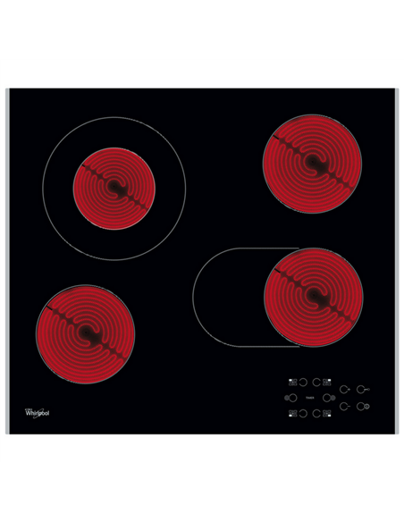 Plita incorporabilă electrică Whirlpool AKT 8210 LX, Negru