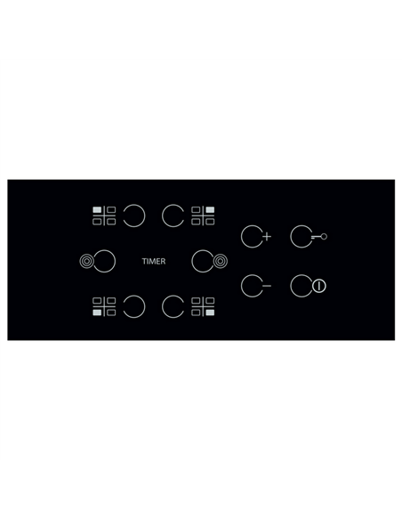 Plita incorporabilă electrică Whirlpool AKT 8210 LX, Negru