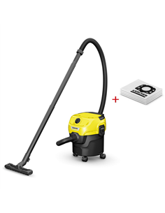 Aspirator Karcher WD 1 + Filtre-saci 2.863-314.0, Galben | Negru