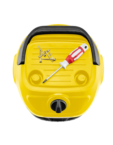 Aspirator Karcher WD 1 + Filtre-saci 2.863-314.0, Galben | Negru