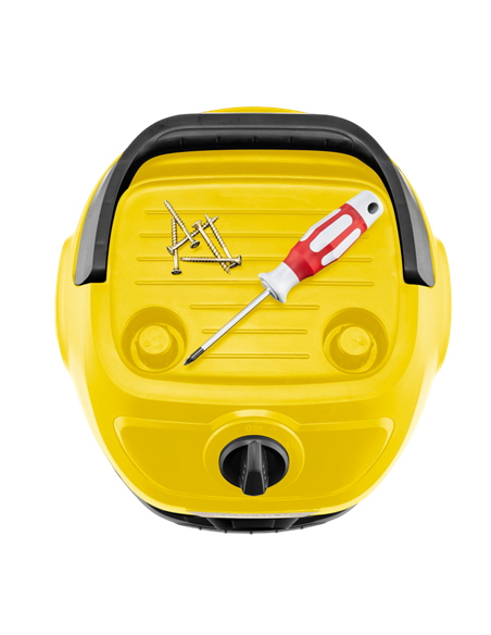Пылесос Karcher WD 1 + Фильтр-мешки 2.863-314.0, Желтый | Черный