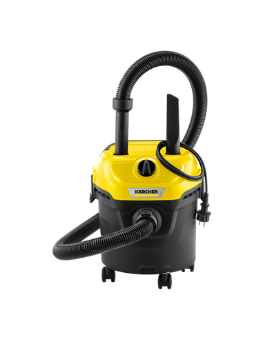 Пылесос Karcher WD 1 + Фильтр-мешки 2.863-314.0, Желтый | Черный