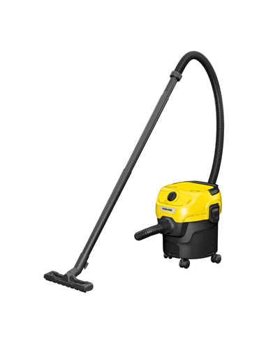 Пылесос Karcher WD 1 + Фильтр-мешки 2.863-314.0, Желтый | Черный