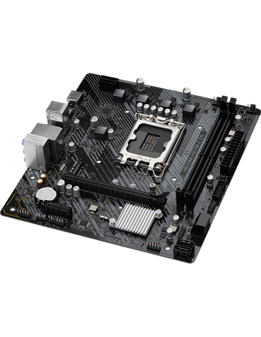 Материнская плата ASRock H610M-H2/M.2 D5, LGA1700, Intel H610, Micro-ATX