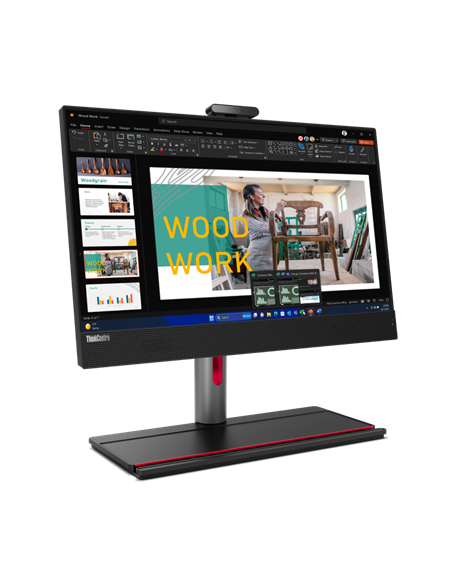 Computer All-in-One Lenovo ThinkCentre M90a Gen5, 23,8", Intel Core i5-13400, 16GB/256GB, Fără SO, Negru