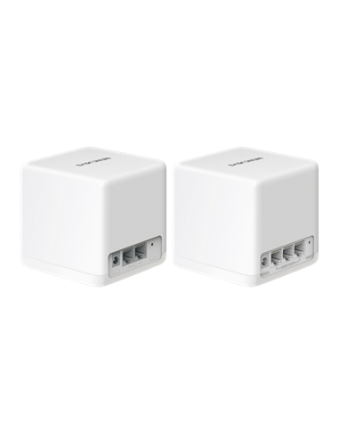 Sistem Wi-Fi Mesh MERCUSYS Halo H60X(2-pack), Wi-Fi, Alb