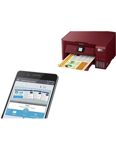 Струйный принтер Epson MFD EcoTank L4267, Бордовый