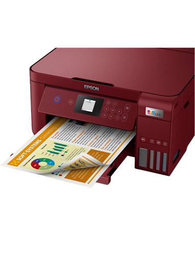 Струйный принтер Epson MFD EcoTank L4267, Бордовый