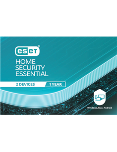 ESET Home Security ESSENTIAL 1 year. For protection 2 objects.