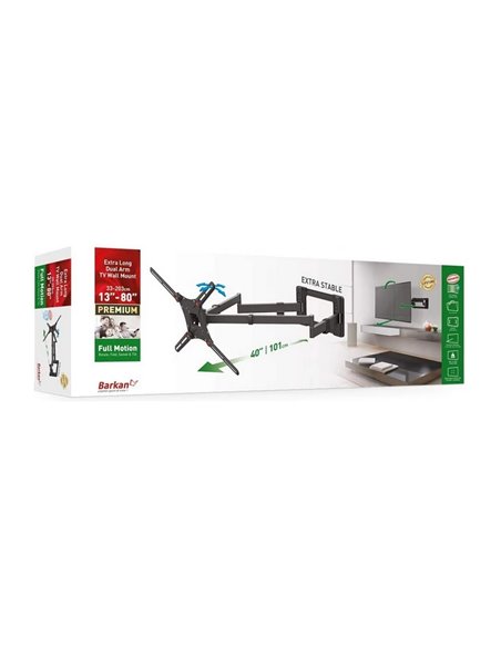 Настенное крепление для телевизора BARKAN BM464XL, Чёрный