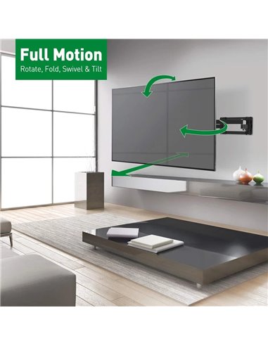 Настенное крепление для телевизора BARKAN BM464XL, Чёрный