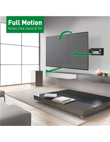 Suport TV de perete BARKAN BM464XL, Negru