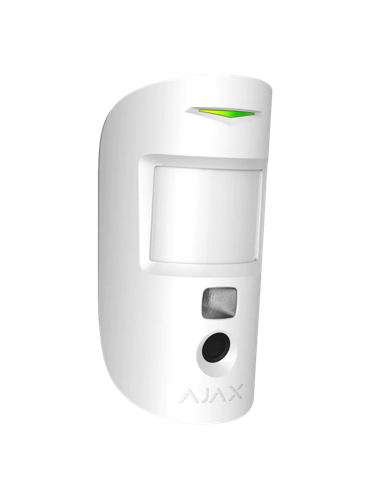 Detector de mișcare Ajax MotionCam (PhOD) White, Alb