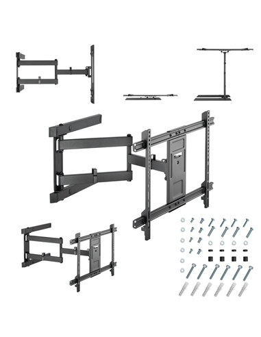 Поворотное настенное крепление Gembird WM-80ST-05, Черный