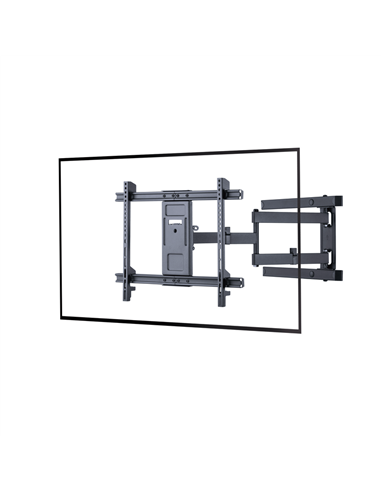 Suport de perete cu mișcare pivotantă Gembird WM-80ST-05, Negru