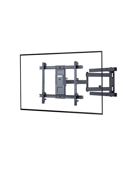 Suport de perete cu mișcare pivotantă Gembird WM-80ST-05, Negru