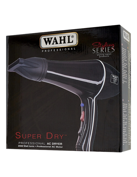 Фен WAHL Super Dry 4340-0470, 2000Вт, Чёрный