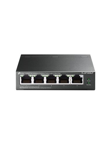 Comutator PoE TP-LINK TL-SF1005LP, 4x IEEE 802.3af