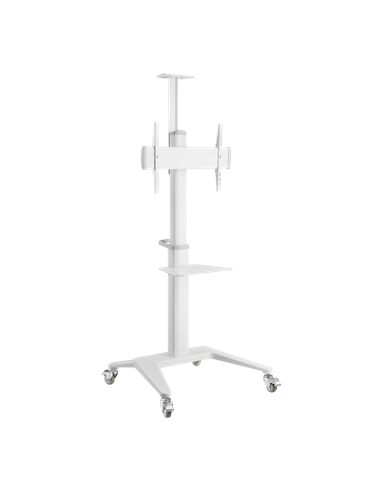Подставка под телевизор на ножке Gembird TVS-70T-02-W, Белый
