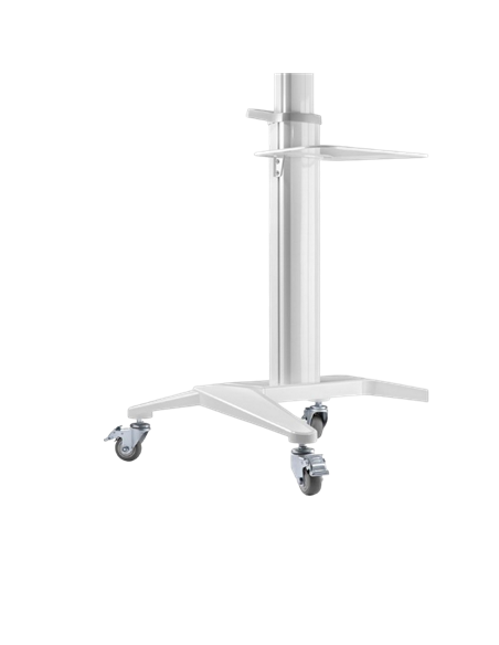 Подставка под телевизор на ножке Gembird TVS-70T-02-W, Белый