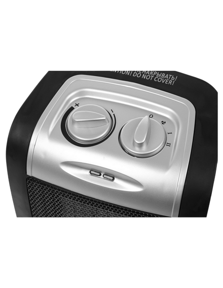 Тепловентилятор VITEK VT-2067, 1800Вт, Чёрный | Серебристый