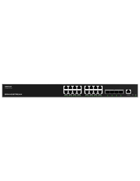 Comutator PoE Grandstream GWN7812P, 16x IEEE 802.3af/at