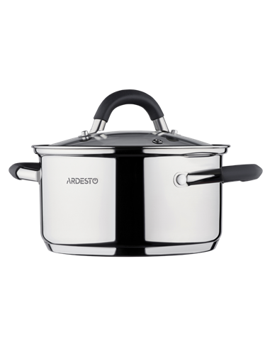 Cratiță Ardesto AR1908CS, 0,8L, 12cm, Oțel inoxidabil