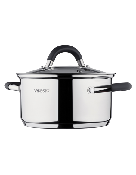Cratiță Ardesto AR1908CS, 0,8L, 12cm, Oțel inoxidabil