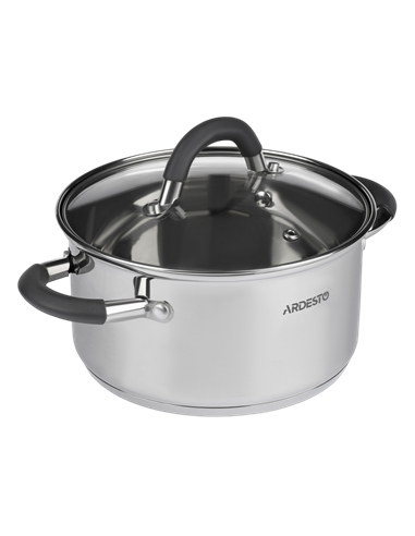 Cratiță Ardesto AR1908CS, 0,8L, 12cm, Oțel inoxidabil